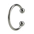 Steel Glans Ring With 2 Balls
